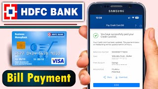 HDFC Credit Card Bill Payment Online | How to Pay HDFC Credit Card Bill Through Mobile Banking