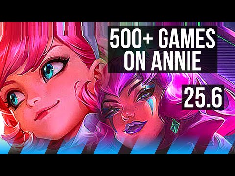 ANNIE vs QIYANA (MID) | 500+ games | EUW Diamond | 25.6
