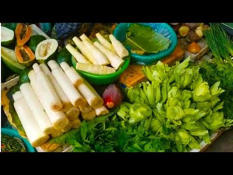 Lively Living In Phnom Penh Market - Local Market Food Activities Video