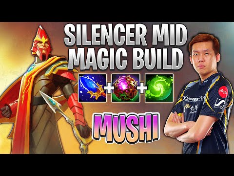 👉MUSHI Silencer Mid With The 7.30 Magic Build - Enemies Suffer from Endless Silence