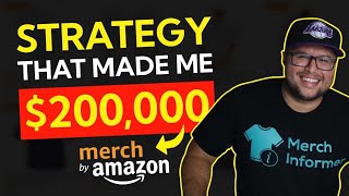 The Strategy To Make Money With Merch By Amazon 2021 | How to sell shirts on Merch by Amazon