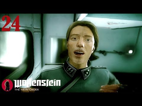 Wolfenstein The New Order Walkthrough Gameplay Part 24 - Deathshead Boss - (PS3 Blind Lets play)