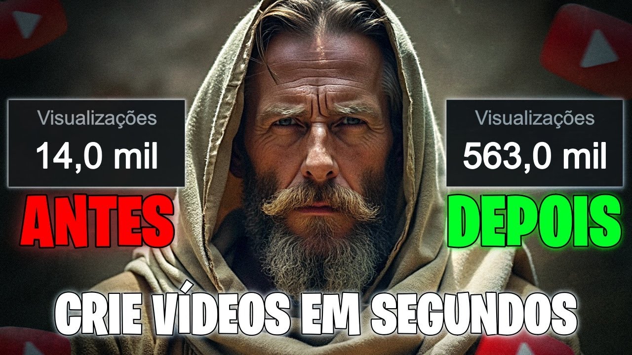 NOVA TÉCNICA PARA CRIAR VIDEOS PARA CANAL DARK 4X MAIS RÁPIDO!