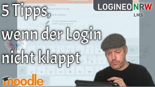 Logineo LMS / Moodle Anmeldung - 5 Tipps, wenn anmelden nicht klappt (Schüler un