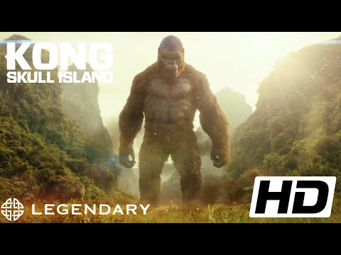 Kong skull island (2017) FULL HD 1080p - Weever meets kong scene Legendary movie clips