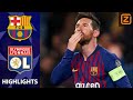 MESSI TEGEN MEMPHIS ? | Barcelona vs Lyon | Champions League 2018/19 | Samenvatting