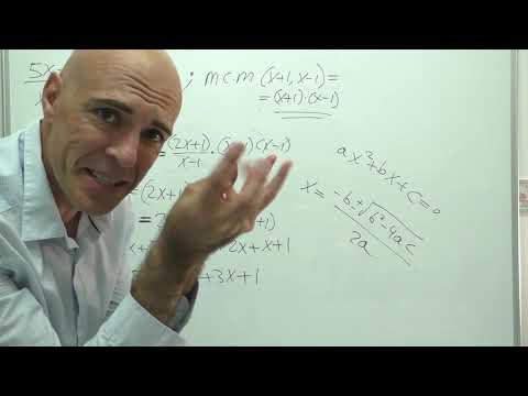 ECUACIONES CON FRACCIONES ALGEBRAICAS O RACIONALES (segundo grado o cuadráticas)