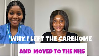 HEALTHCARE AND I-:HOW I GOT A SPONSORED JOB WITH THE NHS, LEFT THE CARE HOME ALL PROCESS EXPLAINED!!