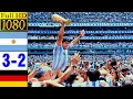 Argentina 3-2 Germany | 1986 World Cup Final | Full highlight -1080p HD | Diego Maradona