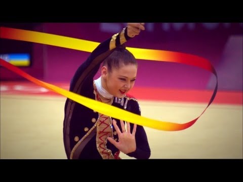 Routine Rewind - Alina Maksymenko ribbon Olympic games London 2012