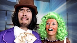 WHAT HAPPENED TO WILLY WONKA?! OOMPA LOOMPA ACTS OUT! (Comedy sketch) | Annelise Jr