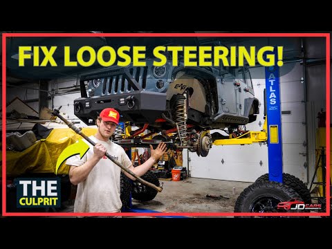 How to Fix Loose Steering // JEEP JK Drag Link & Rod End Replacement