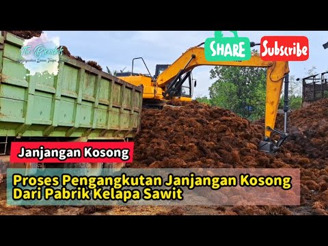 Proses Pengangkutan Janjangan Kosong Dari Pabrik Kelapa Sawit