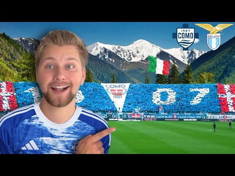 AMAZING GOALS AND ATMOSPHERE AT THE MOST SCENIC STADIUM IN ITALY!! Como - Lazio Matchday Vlog