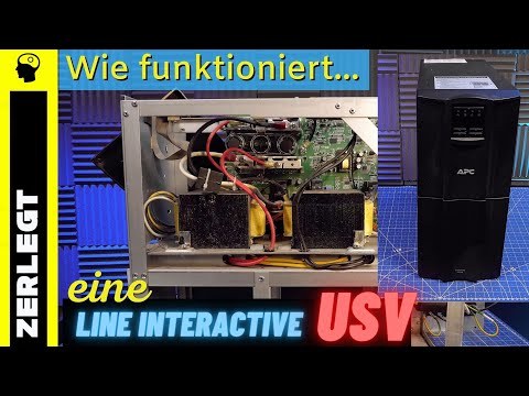USV entschlüsselt ("APC  line interactive") - Schaltplan erklärt | Smart UPS 2200