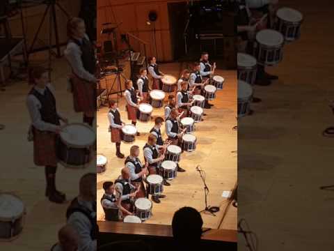 Shotts and Dykehead drum corps drum fanfare