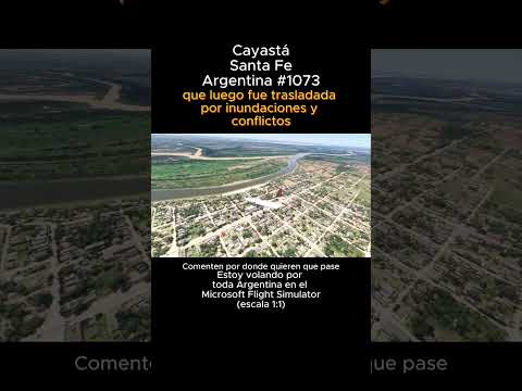 Cayasta, Santa Fe desde el Microsoft Flight Simulator #cayasta #santafe #msfs #argentina
