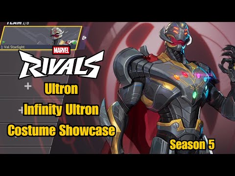 Ultron | Infinity Ultron Battle Pass Costume Showcase | Marvel Rivals Gameplay Season 5