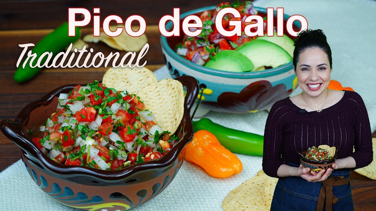 Authentic Homemade Mexican Pico de Gallo Two Ways | Villa Cocina