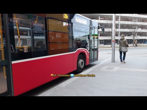 Wiener Linien Linie 28A 🚍 #077 Bhf. Floridsdorf➡️Aderklaaer Straße
