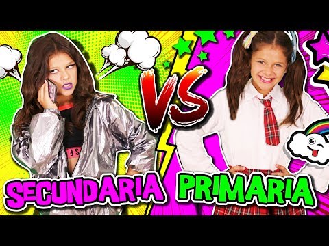 🎀 ¡¡PRIMARIA vs SECUNDARIA en la ESCUELA!! 📚 RUTINA DE LA MAÑANA de NIÑOS VS ADOLESCENTES