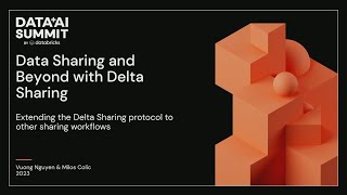 Data Sharing and Beyond with Delta Sharing