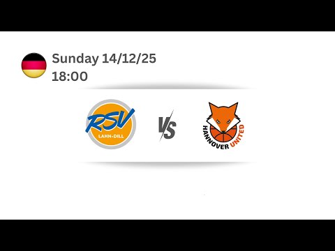 RSV LAHN DILL vs HANNOVER UNITED | GERMAN LEAGUE
