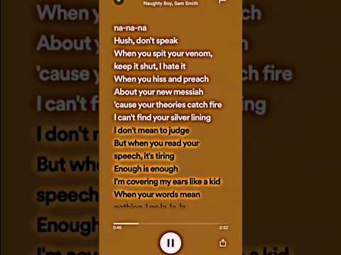 Naughty Boy - La la la ft. Sam Smith (Official Lyrics Video)