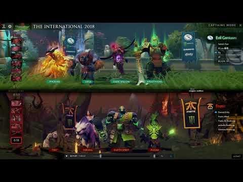 Let's Play - Dota 2, Fnatic vs Evil Geniuses (18 August 2018), The International 2018