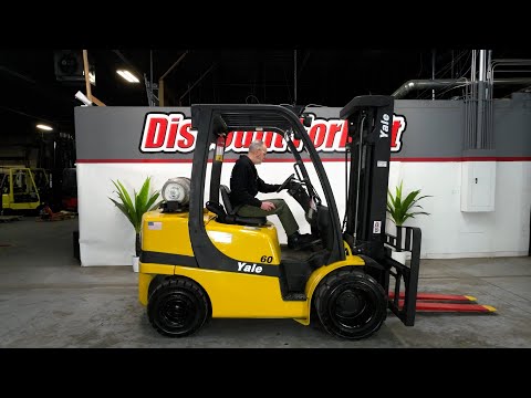 YALE GLP060VXEVSE093 6,000 lb LP(Propane) #484N - Forklift for Sale