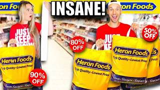 WOW! Our BIGGEST EVER savings at HERON FOODS! 90% OFF!