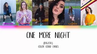 One More Night -  Cimorelli (Color Coded Lyrics -  ENG/ITA)