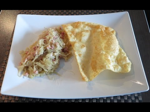 Blattl mit Kraut (Tiroler Hausmannskost)