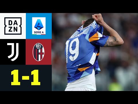 Juve patzt trotz Doppel-Rot und Last-Minute-Vlahovic: Juventus – Bologna 1:1 | Serie A | DAZN