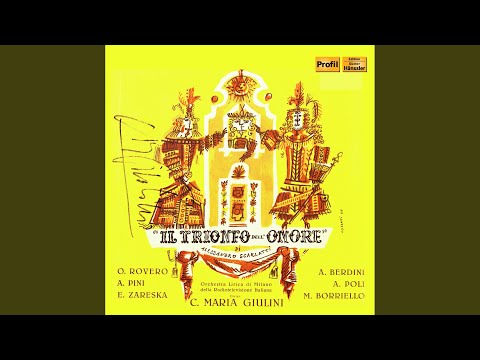 Il trionfo dell'onore, Act III: Act III: Applaudiam con lieto grido (All)