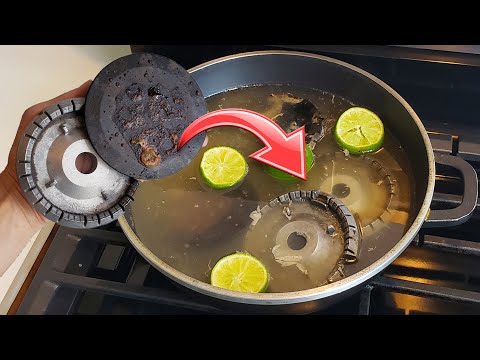 The Best Homemade Trick to Clean Stove Burners, Quickly and Affordably.