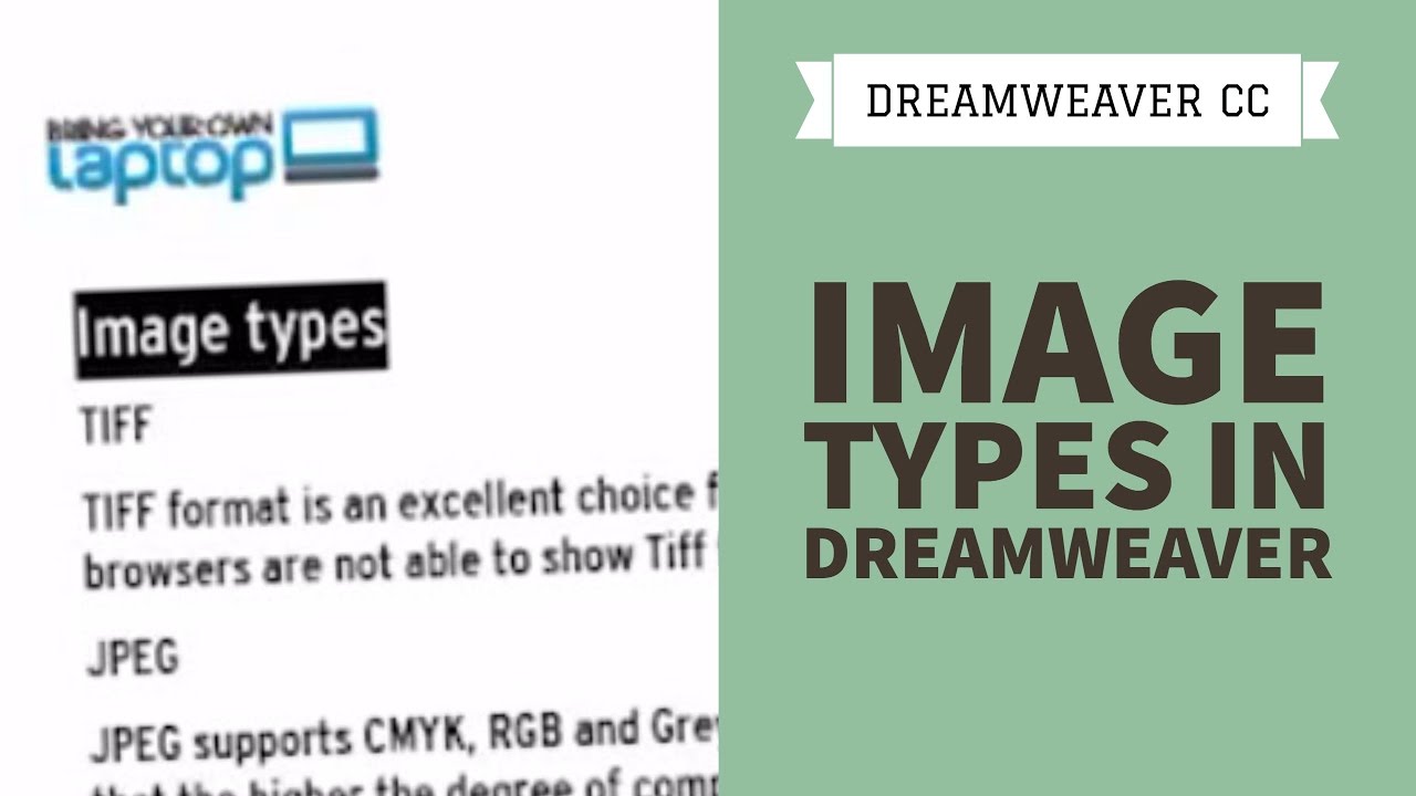Image types in Dreamweaver CC (GIF, JPEG, PNG) [8/34]