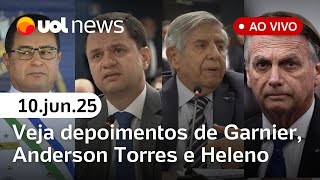 Augusto Heleno, Anderson Torres, Garnier e aliados de Bolsonaro prestam depoimento no STF; completo