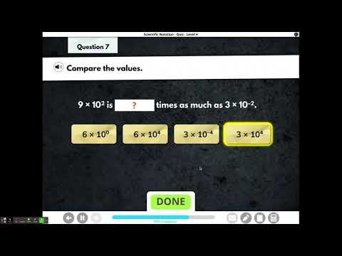 Scientific Notation I Ready Answers Passing Score