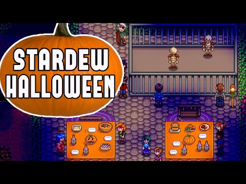 STARDEW VALLEY HALLOWEEN: Mazes, Secrets & Stardew Valley Spirit's Eve (Stardew Valley Gameplay #6)