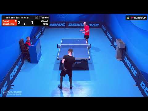 14:05 Serhii Skachenko - Oleksii Mitla  01.09.2023 TT Euro.Cup Ukraine Master. Table 4