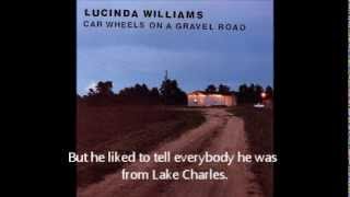 Lake Charles Lucinda WilliamsYouTube