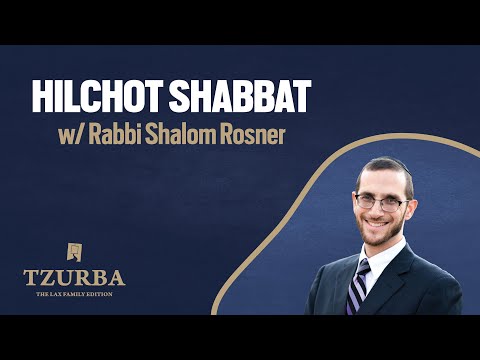 Chazara 2 Hilchot Shabbat Volume 16 Chapters 5-8