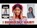 I RUINED MY HAIR. | Kaizen Tshego