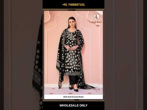 Alok Suit Crystal Black – product video thumbnail