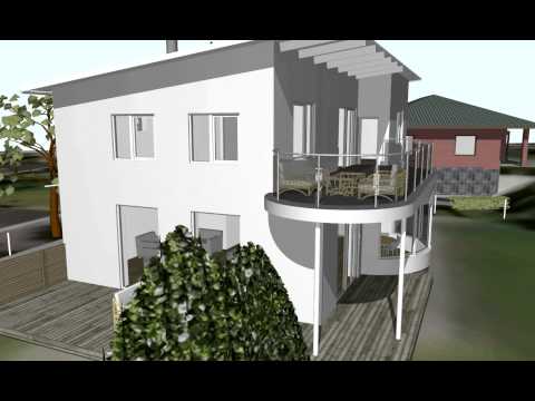 Putsad funkis Gårdsvägen 20