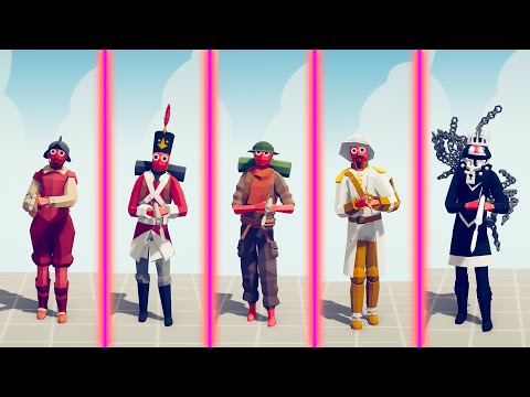 EVOLUTION OF MUSKETEER - Totally Accurate Battle Simulator TABS