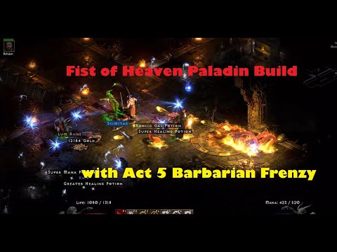 Fist of Heaven Paladin with Act 5 Merc Budget Build Play  Ladder Season 2