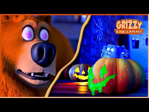 Grizzy & the lemmings 🎃 Halloween Compilation 🎃 Cartoon for Kids