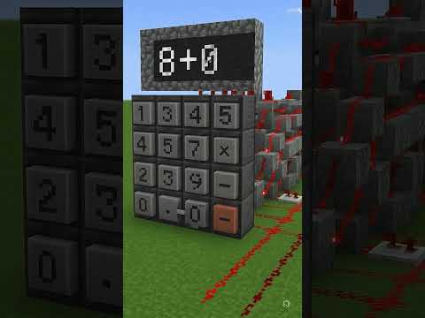 I Built a Working Calculator in Minecraft Using Only Redstone! #shots